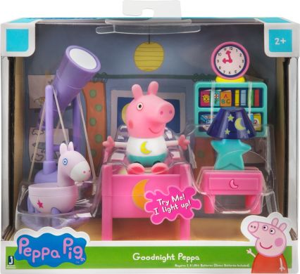 Игровой набор Peppa фигурка Пеппы, аксессуары, свет PEP0560