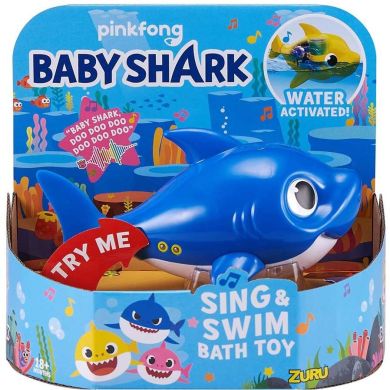 Интерактивная игрушка для ванны Robo Alive Junior Daddy Shark 25282B, Синий