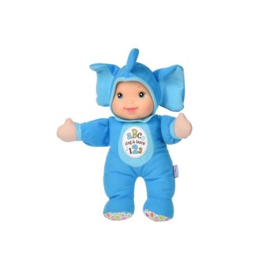 Кукла Baby's First Sing and Learn пой и учись голубой слоник 21180-1