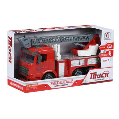 Машинка інерційна Same Toy Truck Пожежна вантажівка з драбиною 98-616Ut