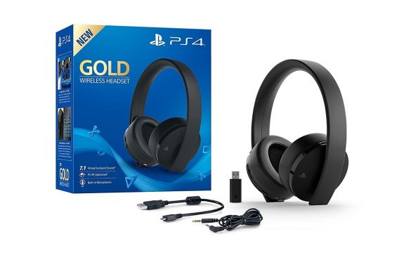 Наушники PlayStation Gold Wireless Headset Black 9455165