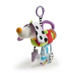 Развивающая игрушка-подвеска Taf Toys Смышленый песик 11695, Белый