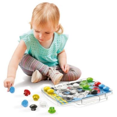 Набір Quercetti для занять Мозаїкою 40 великих фішок + дошка 4206-Q