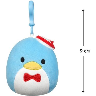 М'яка іграшка на кліпсі SQUISHMALLOWS серії Хелоу Кітті- ТАКСЕДО СЕМ (9 см) SQSN00276