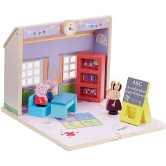 Деревянный игровой набор Peppa Школа Пеппы Peppa Wooden 7212