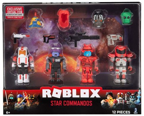 Игровая коллекционная фигурка Roblox Jazwares Mix & Match Set Star Commandos W6 ROB0213