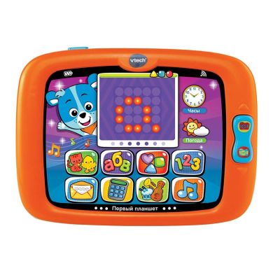 Интерактивная игрушка VTech Первый планшет звуковой на русском 80-151426, Оранжевый