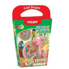 Набор для лепки Paulinda Super Dough Cool Dragon Дракон Розовый PL-081378-15