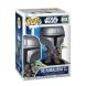 Ігрова фігурка Funko POP! серії Мандалорець - Мандалорець з Ґроґу на спині