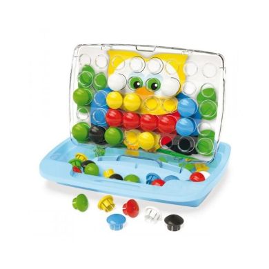 Набір Quercetti для занять Мозаїкою 48 великих фішок + дошка-кейс 4210-Q