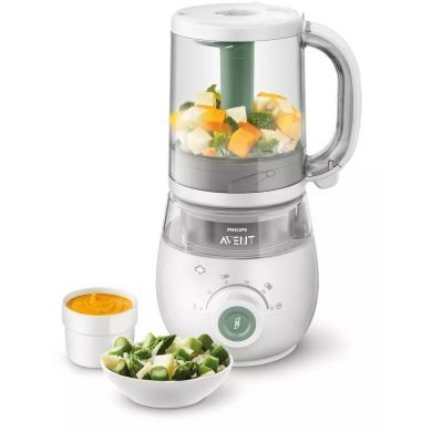 Пароварка-блендер 4 в 1 Philips Avent SCF885/01, Белый