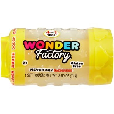 Маса для ліплення, що не засихає, WONDER FACTORY СВІТ КОЛЬОРУ ТА ФОРМИ (в асорт., в дисп.) 595120