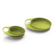 Тарілка для годування Nuvita Easy Eating Глибока і Дрібна 2шт. 18 см NV8461Lime