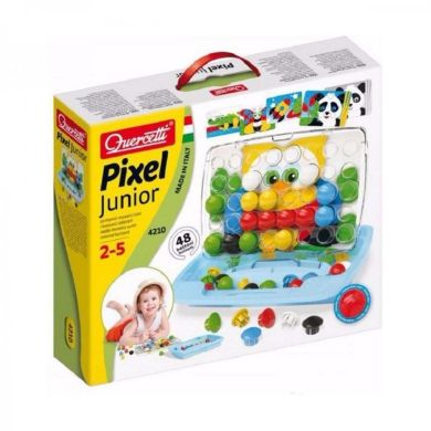 Набір Quercetti для занять Мозаїкою 48 великих фішок + дошка-кейс 4210-Q