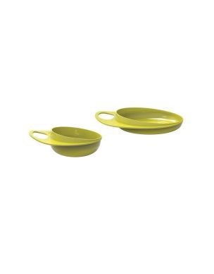 Тарелка для кормления Nuvita Easy Eating Глубокая и Мелкая 2шт. 18 см NV8461Lime, Салатовый