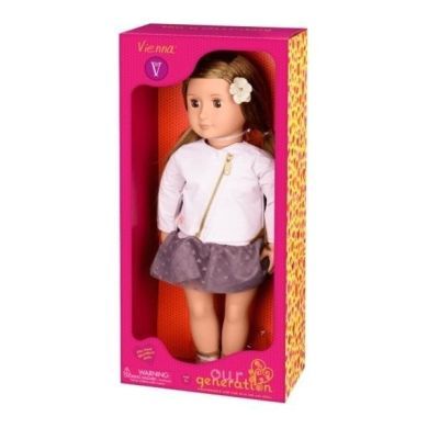 Кукла Our Generation Виена в розовой кожаной куртке 46 см BD31101Z