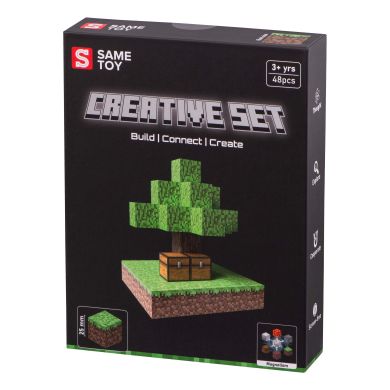 Конструктор магнітний Same Toy Creative Set Skyblock 48ел