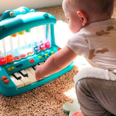 Музична іграшка Battat Гіппопофон LB1650Z, Блакитний