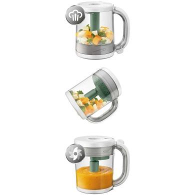 Пароварка-блендер 4 в 1 Philips Avent SCF885/01, Белый