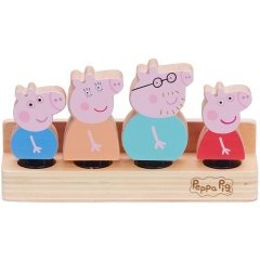 Деревянный набор фигурок Peppa Семья Пеппы Peppa Wooden 7628