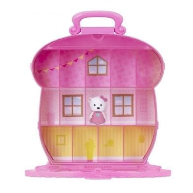 Кейс для фігурок Lil Woodzeez, коричневий з рожевим 63601Z