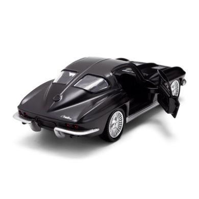 Автомодель - Chevrolet Corvette Split Window 1963 (матовий чорний)