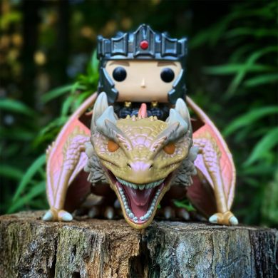 Ігрова фігурка Funko POP! Rides серії Дім Дракона S4 - Ейґон Тарґарієн і Сонцежар