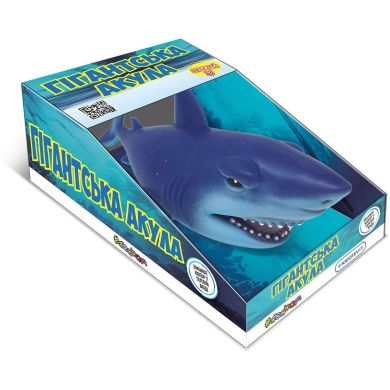 Стретч-іграшка у вигляді тварини ГІГАНТСЬКА АКУЛА (синя) 66/CN21-2
