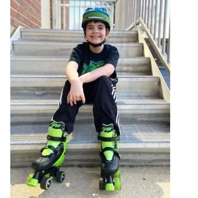 Роликові ковзани Neon Сombo, розмір 34-37, салатовий NT10G4