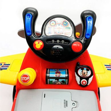 Чудомобиль Kiddieland Самолет пилота Микки 053561, Красный