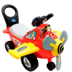 Чудомобиль Kiddieland Самолет пилота Микки 053561, Красный