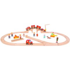 Игровой набор с треком Janod Пожарная команда J08539