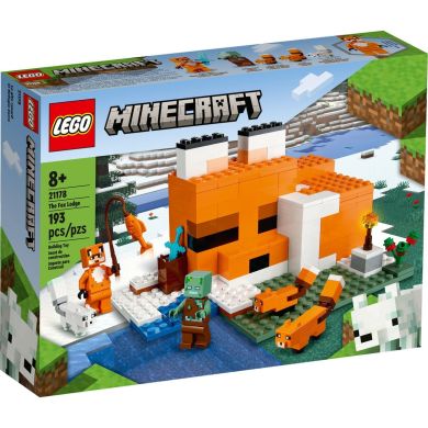 Конструктор Нора лисы Lego Minecraft 21178
