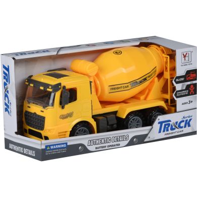 Машинка інерційнаSame Toy Truck Бетономішалка, Жовтий 98-612Ut-1