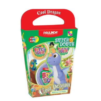 Набор для лепки Paulinda Super Dough Cool Dragon Дракон Фиолетовый PL-081378-18