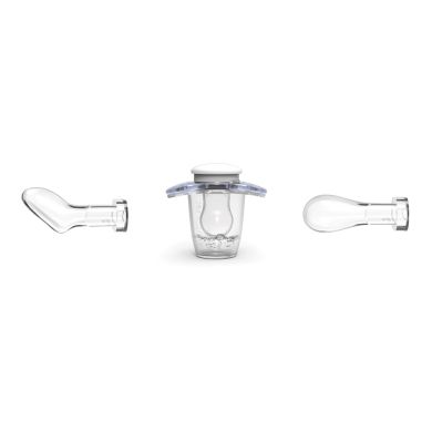 Силиконовая симметричная пустышка Nuvita Air 0-3 мес. 2 шт. NV7063, Белый, 2