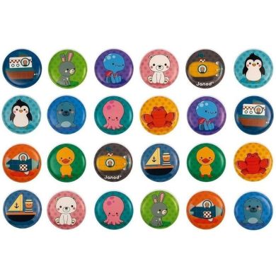 Гра-мемо для купання Janod 24 ел. J04714