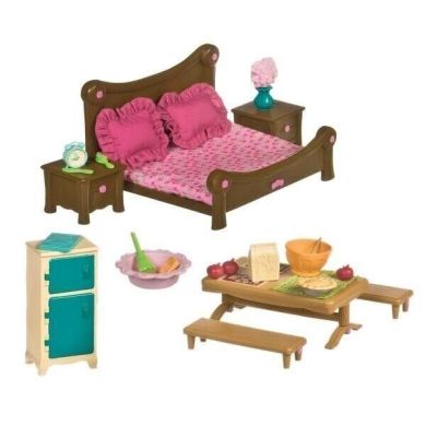 Игровой набор Lil Woodzeez Спальня и столовая 6127Z