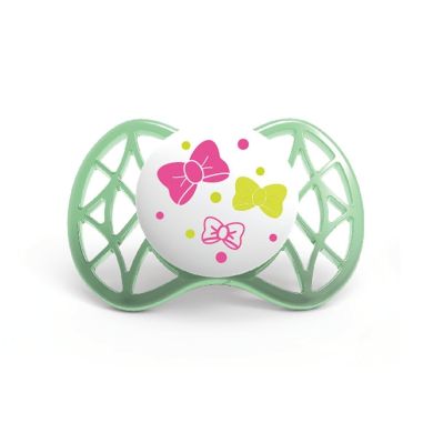 Силіконова симетрична пустушка Nuvita Air 0-3 міс. 2 шт. NV7061Girl, Рожевий, 2