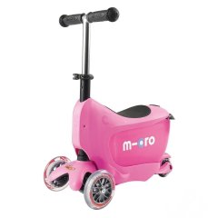 Самокат трехколесный Micro Mini 2Go Deluxe Plus розовый Micro MMD033