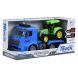 Машинка інерційна Same Toy Truck Тягач з трактором зі світлом і звуком синій 98-613AUt-2