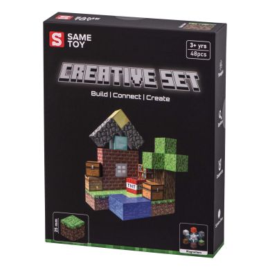 Конструктор магнітний Same Toy Creative Set Patio 48ел