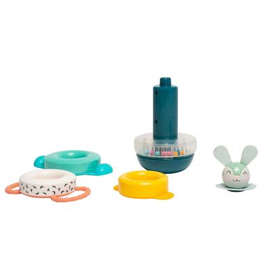 Розвиваюча пірамідка Taf Toys колекція &laquo;Полярне сяйво&raquo; Кролик 12445, Блакитний