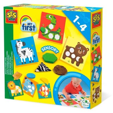 Набір для занять мозаїкою серії My first Мої перші сенсорні картки Ses Creative 14483S