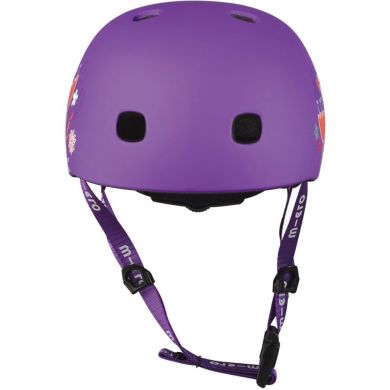 Защитный шлем MICRO фиолетовый с цветами (48-53 cm, S) AC2137BX