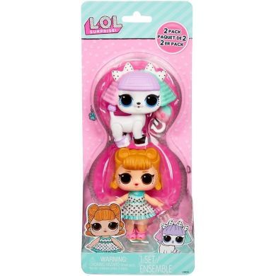 Набор игровых фигурок L.O.L. Surprise! серии OPP Tot + Pet ДЖИТТЕРБАГ И ПУПСТА 987826