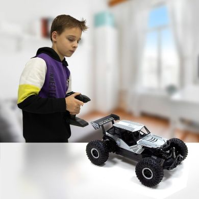 Автомобиль OFF-ROAD CRAWLER с р/к SPEED KING (серый, металл. корпус, акум. 6V, 1:14) SL-153RHMGR