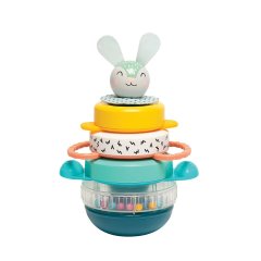 Развивающая пирамидка Taf Toys коллекция «Полярное сияние» Кролик 12445, Голубой
