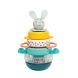 Развивающая пирамидка Taf Toys коллекция «Полярное сияние» Кролик 12445, Голубой