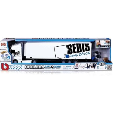 Ігровий набір ФУРА MERCEDES-BENZ ACTROS з навантажувачем (1:43) Bburago 18-31471